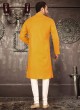 Mustard Kurta In Cotton